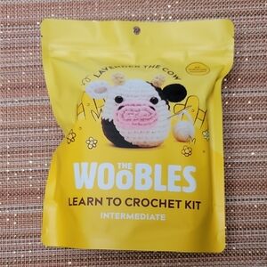 The Woobles Crochet Kit - Lavender the Cow.